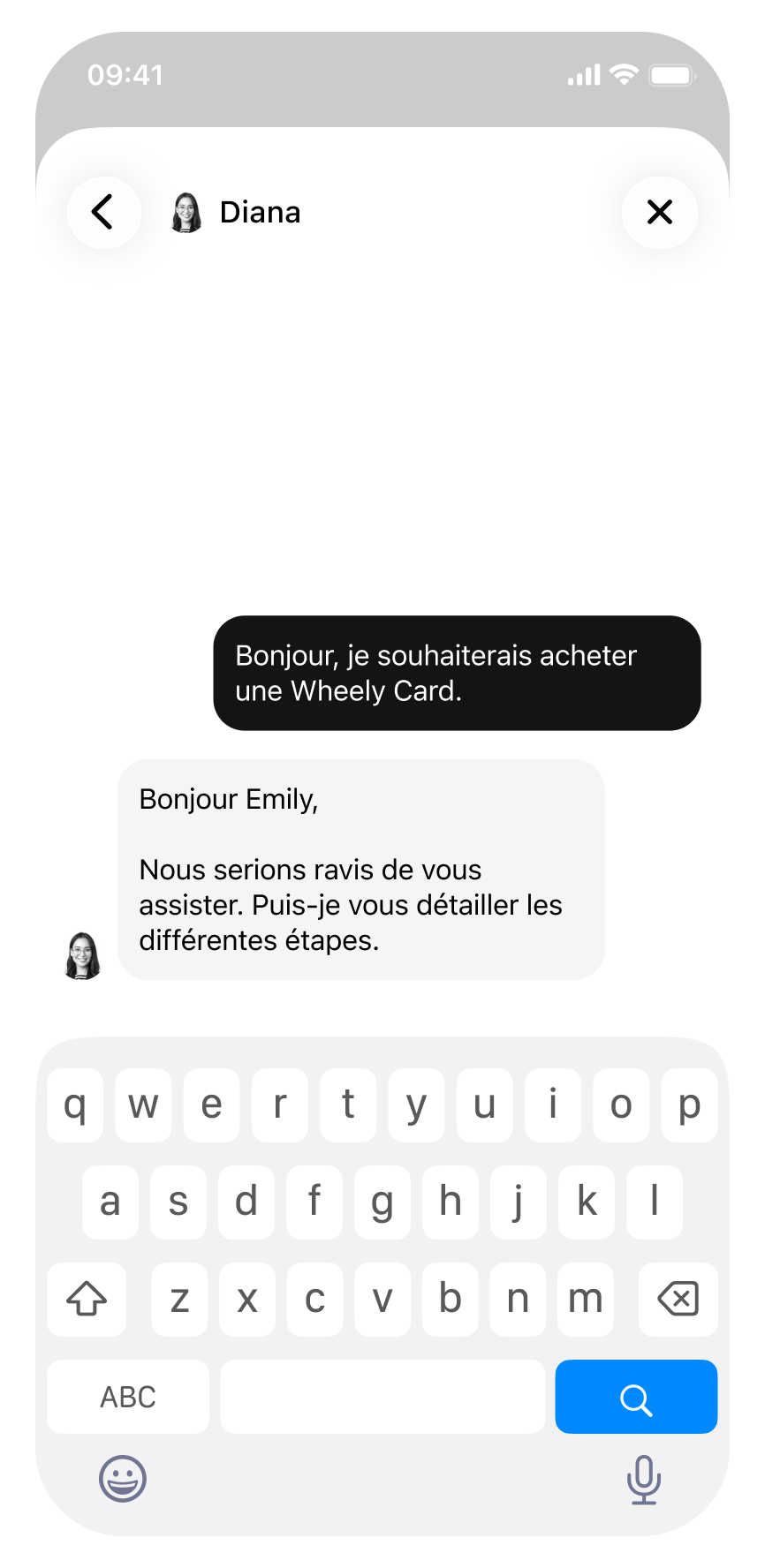 WheelyCard Screen Updated FR